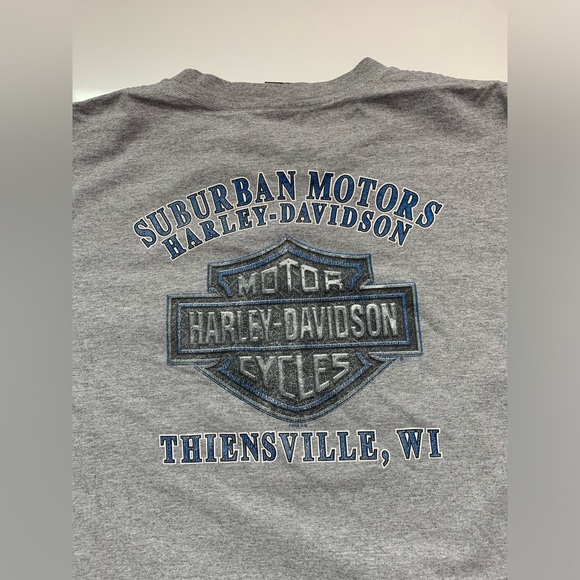 Harley-Davidson XL Motorcycle T-shirt THIENSVILLE, Wisconsin DoubleSided 2006 - Picture 6 of 6